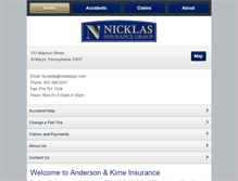 Tablet Screenshot of nicklasgrp.com